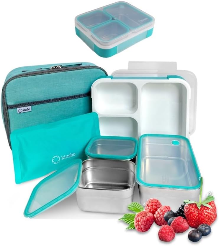 Stainless Steel Bento Lunch Box Set, Special Lunch Box for Adults & Kids, Innova...