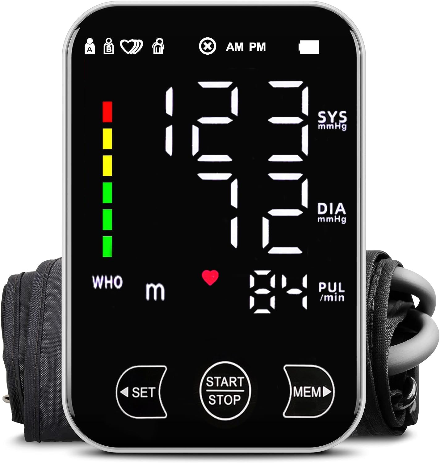 Blood Pressure Monitor Upper Arm Blood Pressure Monitors for Home Use BP Machine...