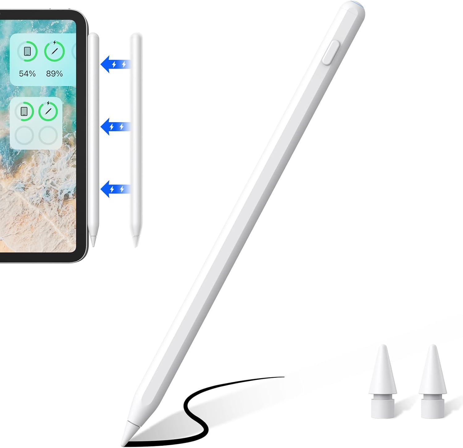 Pencil with Palm Rejection and Wireless Charging S...