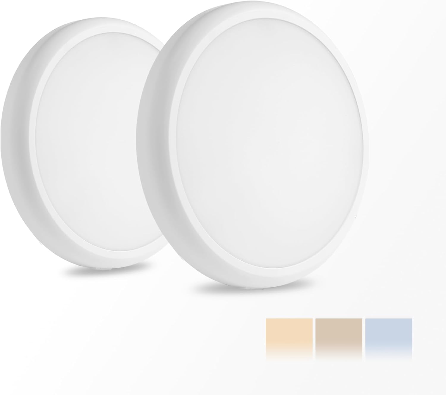 2 Bathroom Lights Ceiling, 18W 2200lm Ø 23CM Moder...