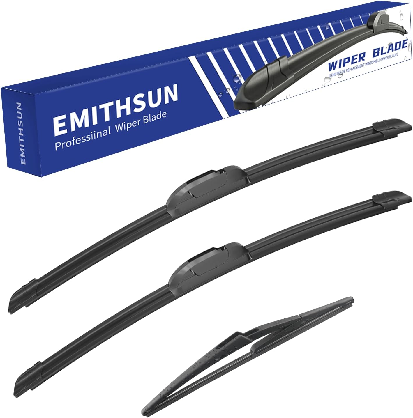 Title: Best EMITHSUN Windshield Wiper Blades, Special Replacement for Nissan Rog...