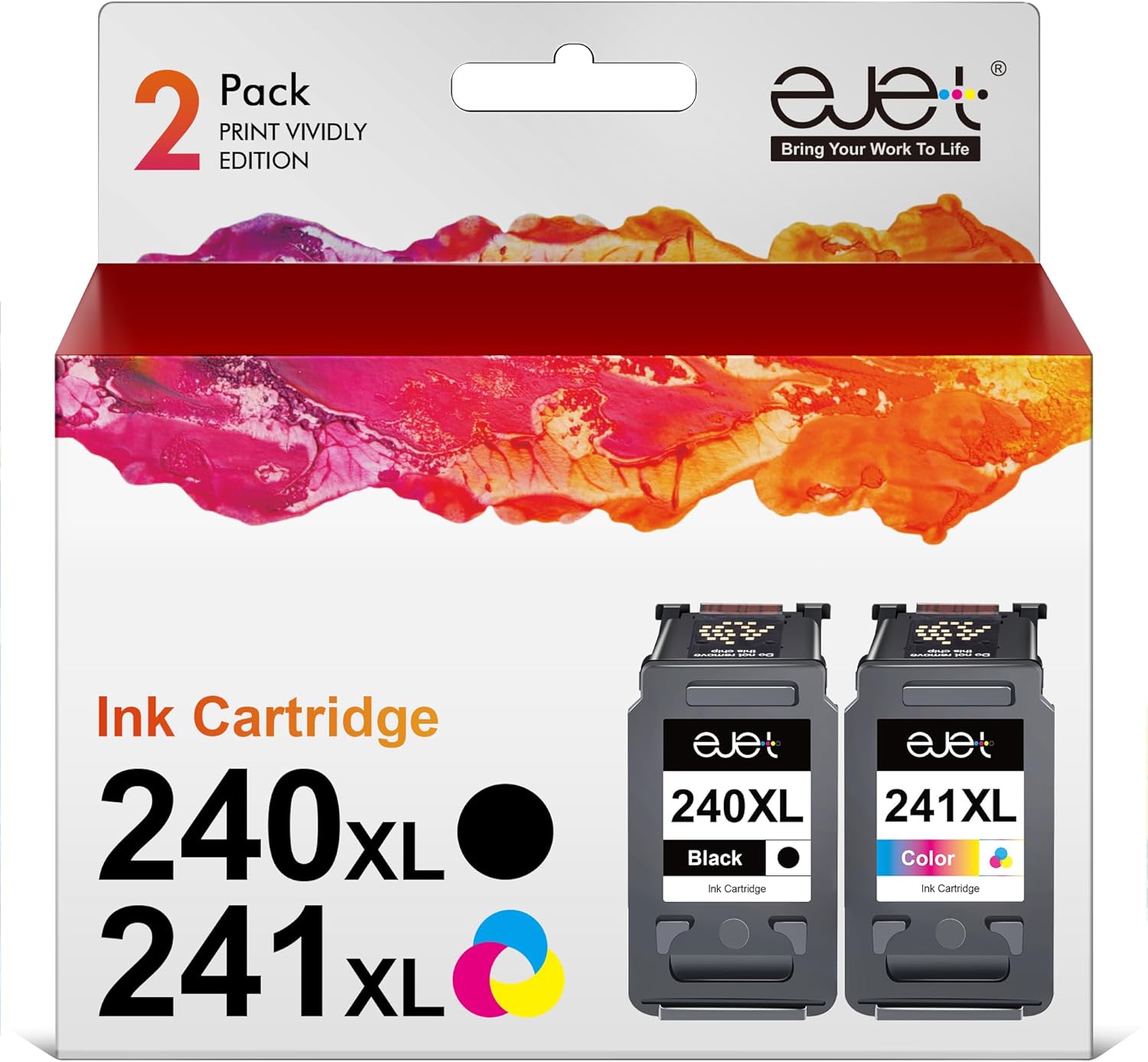 ejet Remanufactured Ink Cartridge, High Capacity Special Ink Cartridge for Canon...