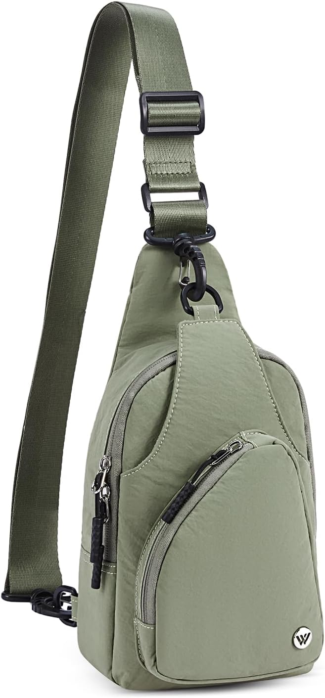 WESTBRONCO Small Sling Bag, Special Nylon Crossbody Sling Backpack, Lightweight...