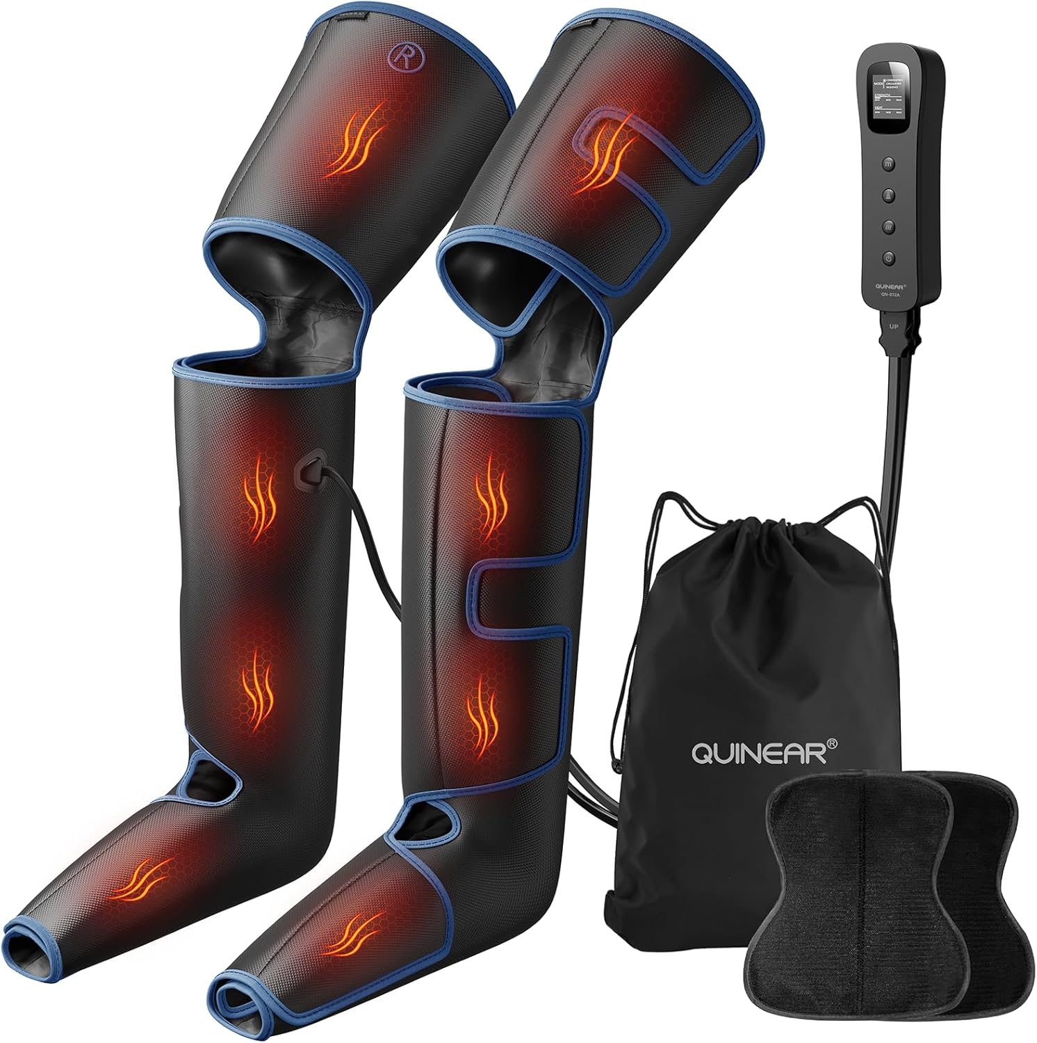 QUINEAR Leg Massager for Circulation and Pain Relief, Full Leg Compression Massa...