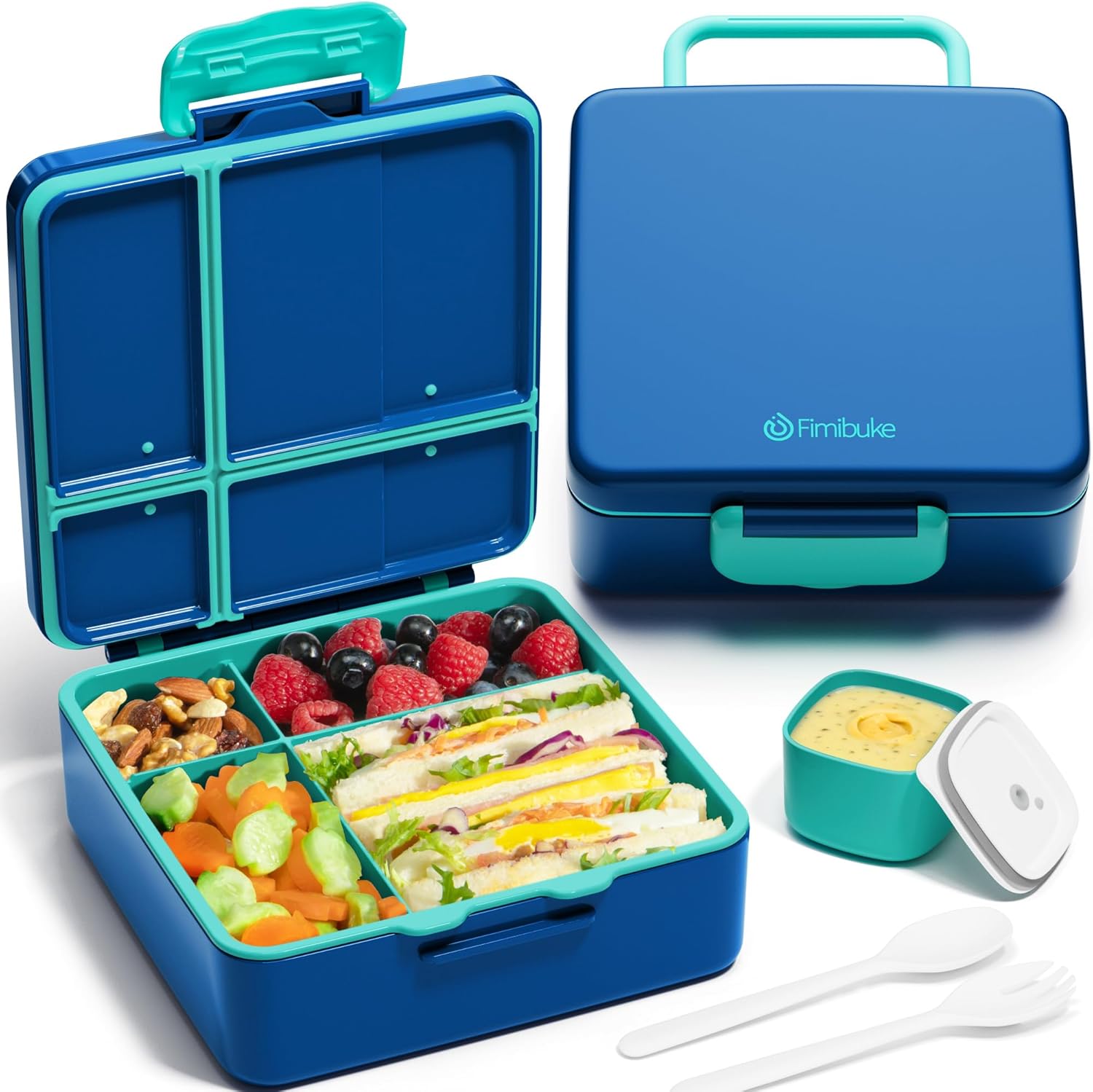 Fimibuke Bento Lunch Box for Kids, Special Leak Proof Toddler Bento Box, Innovat...