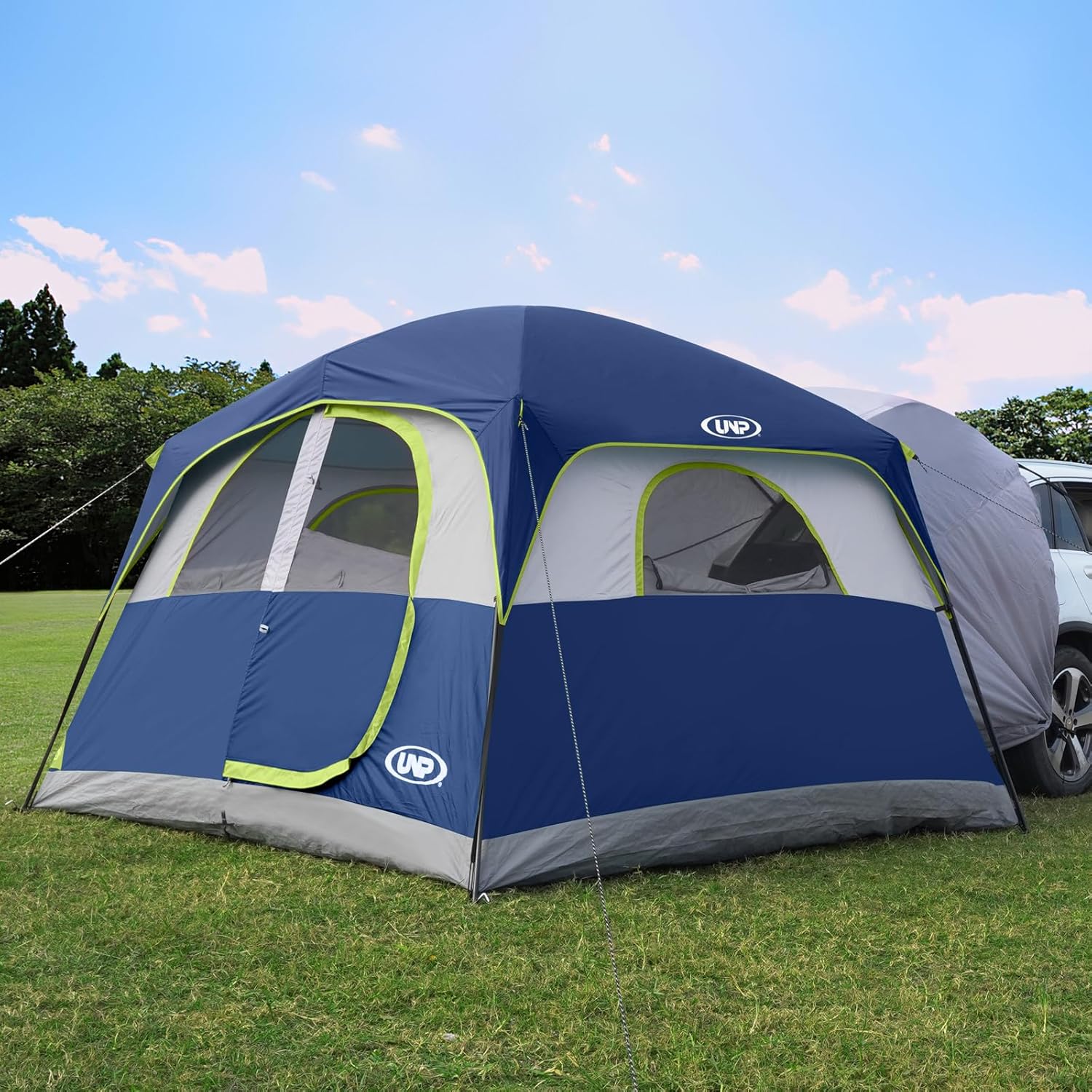 UNP SUV Tent for Camping, 6-person Car Camping Tent, SUV Tailgate Tent for Outdo...