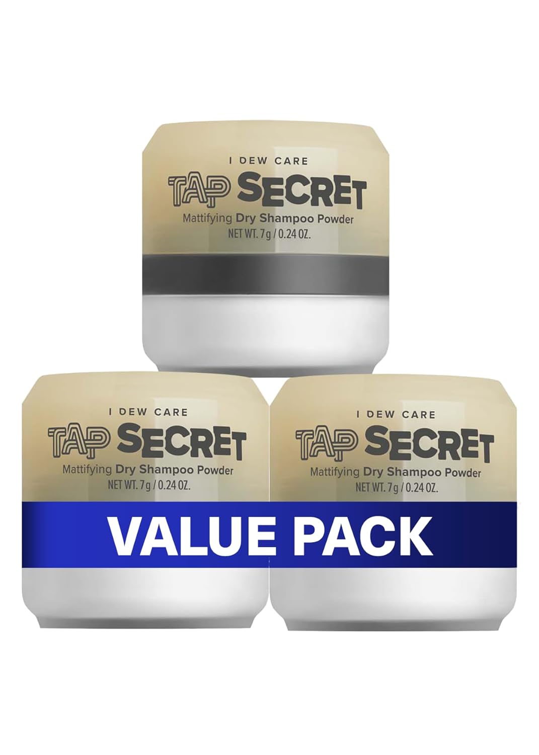 I DEW CARE Dry Shampoo - Tap Secret Trio Gift set, With Black Ginseng, Non-aeros...