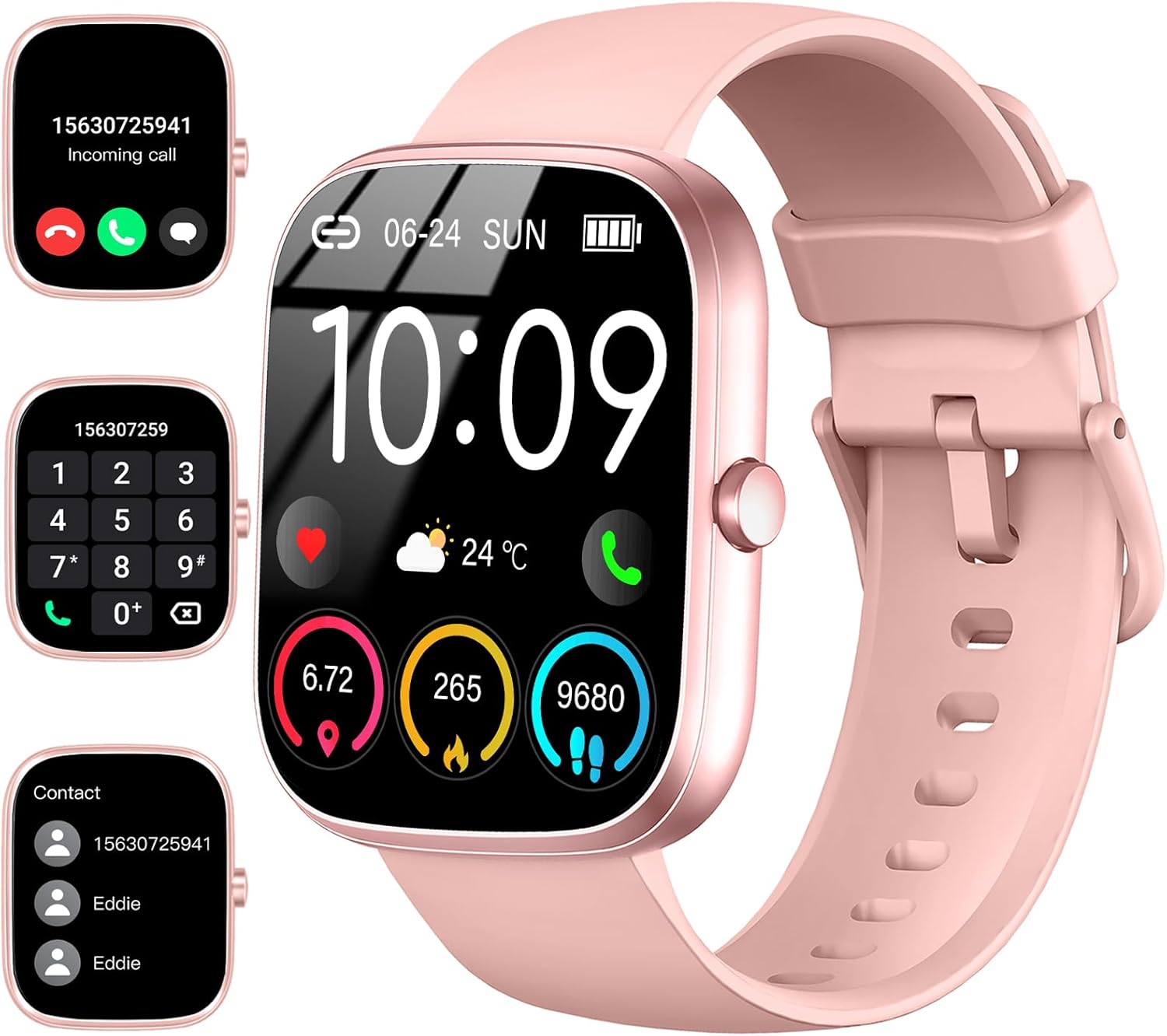 Smart Watch for Men Women Answer/Make Calls, 1.91" Fitness Watch with Heart Rate...
