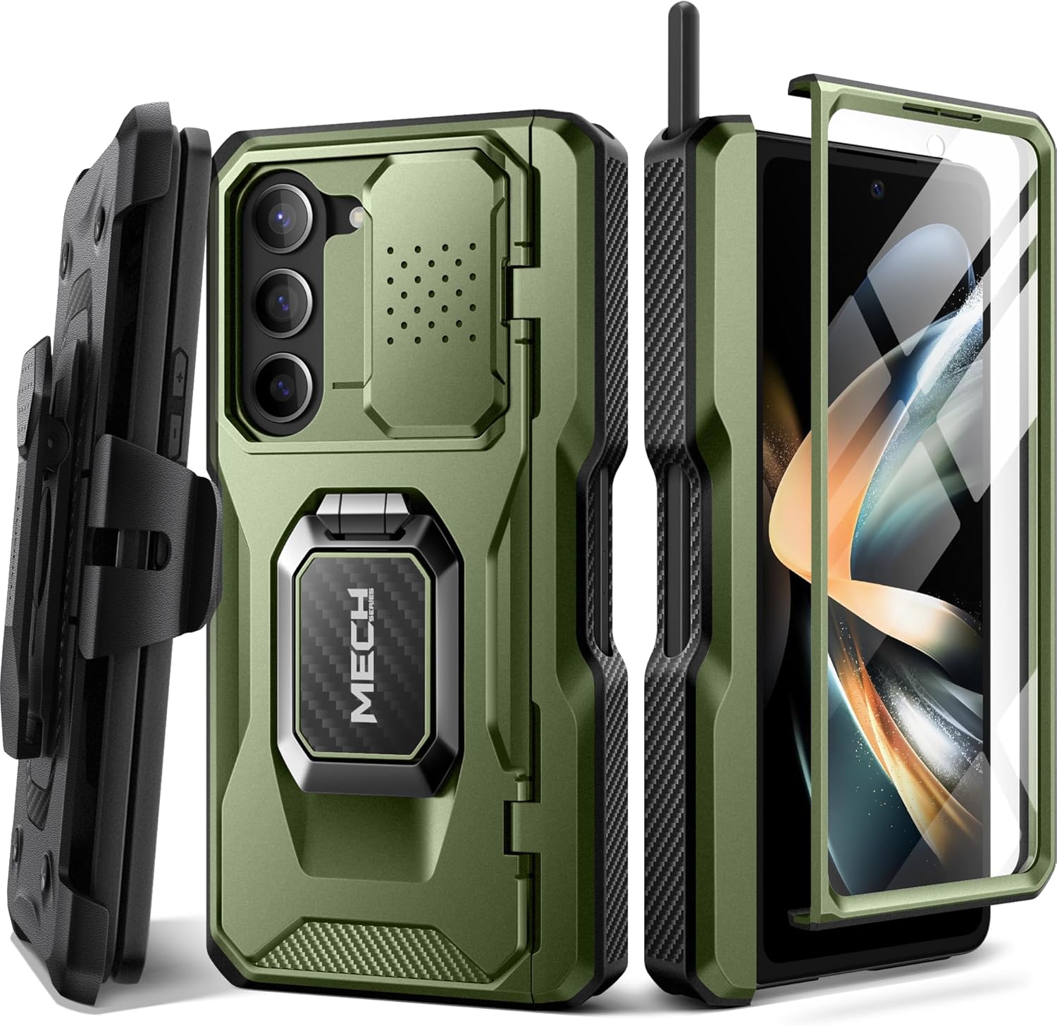 TONGATE for Z Fold 5 Case, Special Phone Case with Ring Stand, Innovative Z Fold...