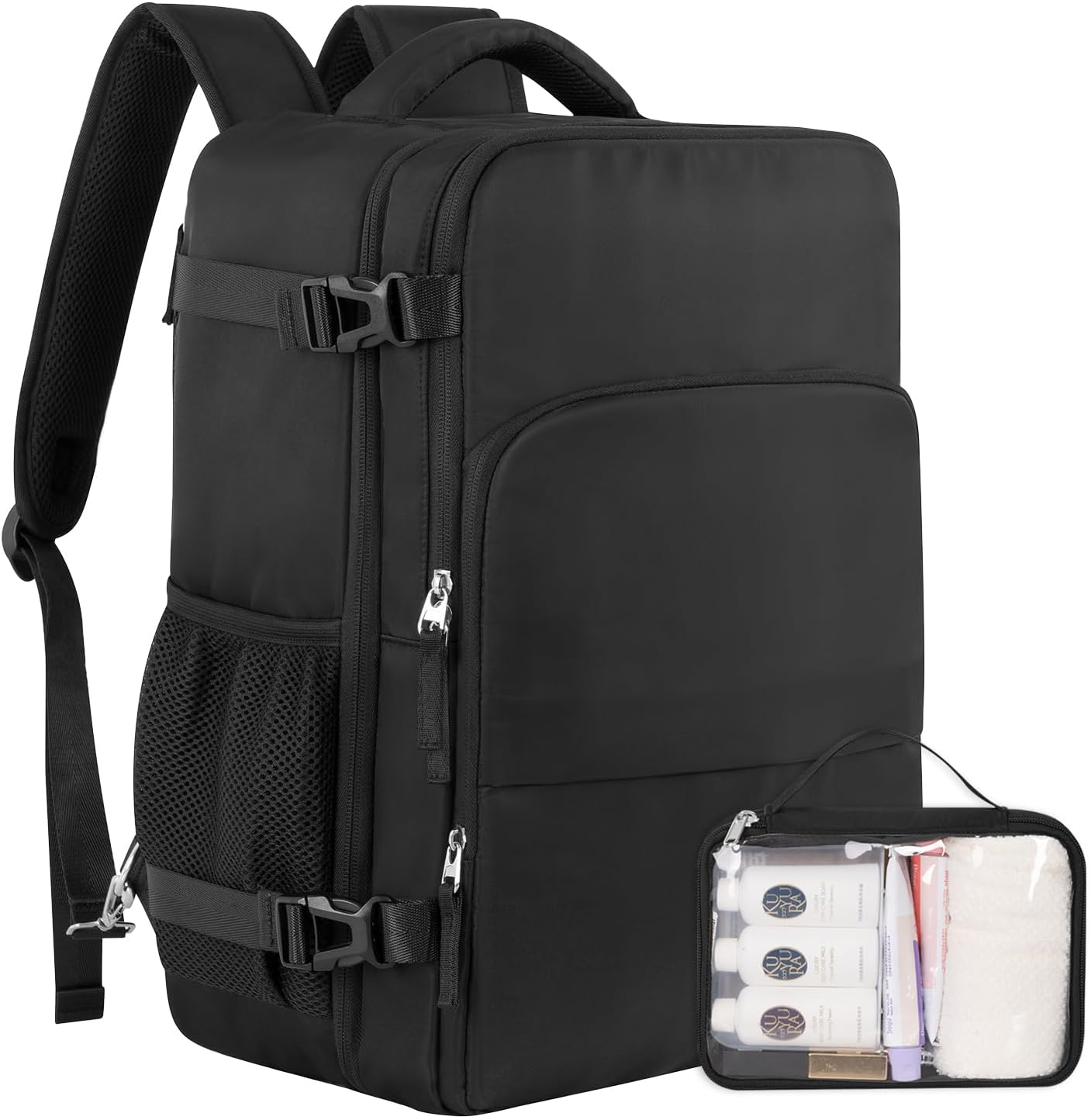 Travel Backpack for Men Women, Personal Item Travel Bag with Multi-Pockets, Airl...