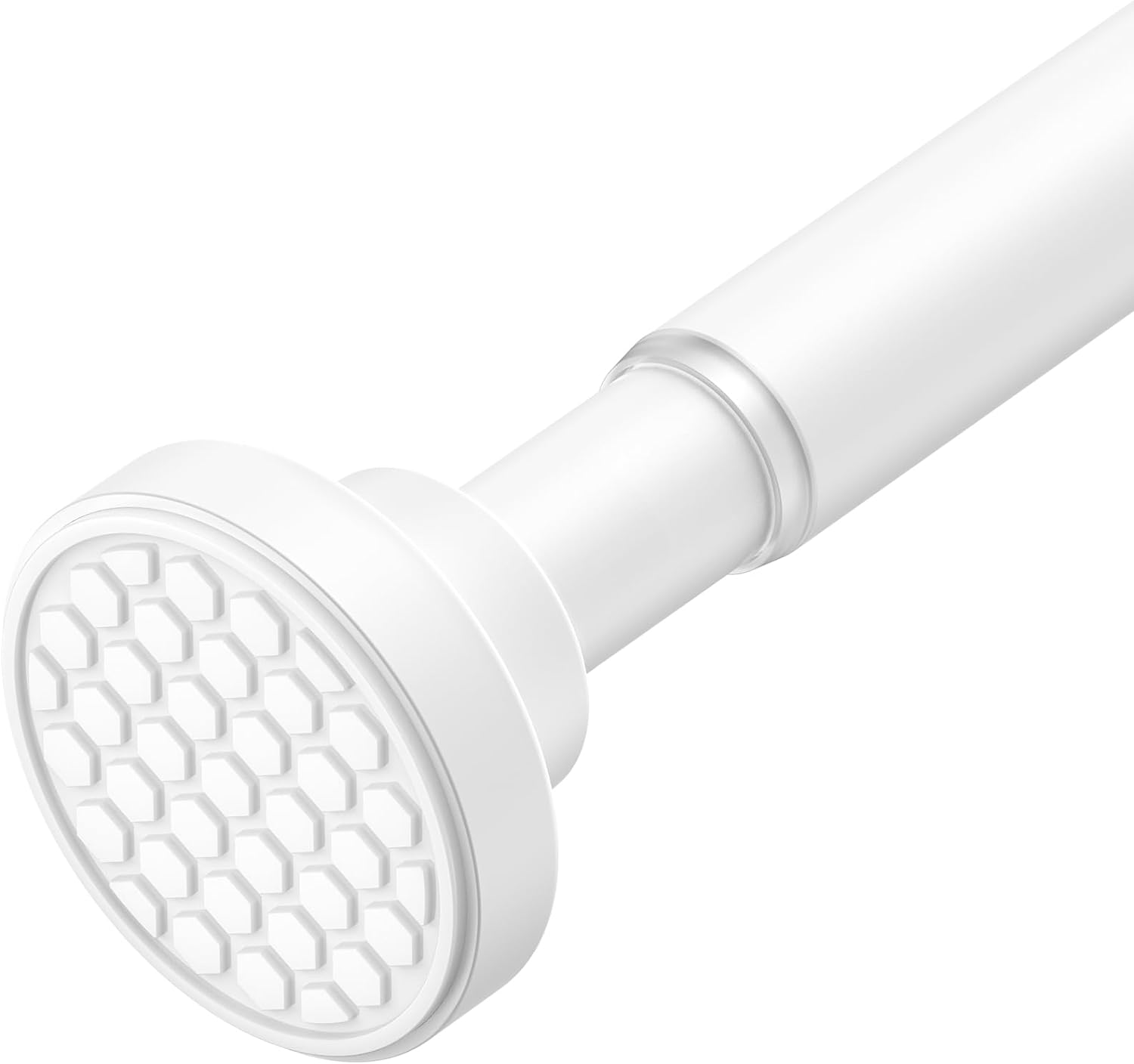 AIZESI Shower Curtain Rod, Adjustable 41-75 Inch Spring Tension Shower Rod, 1" D...