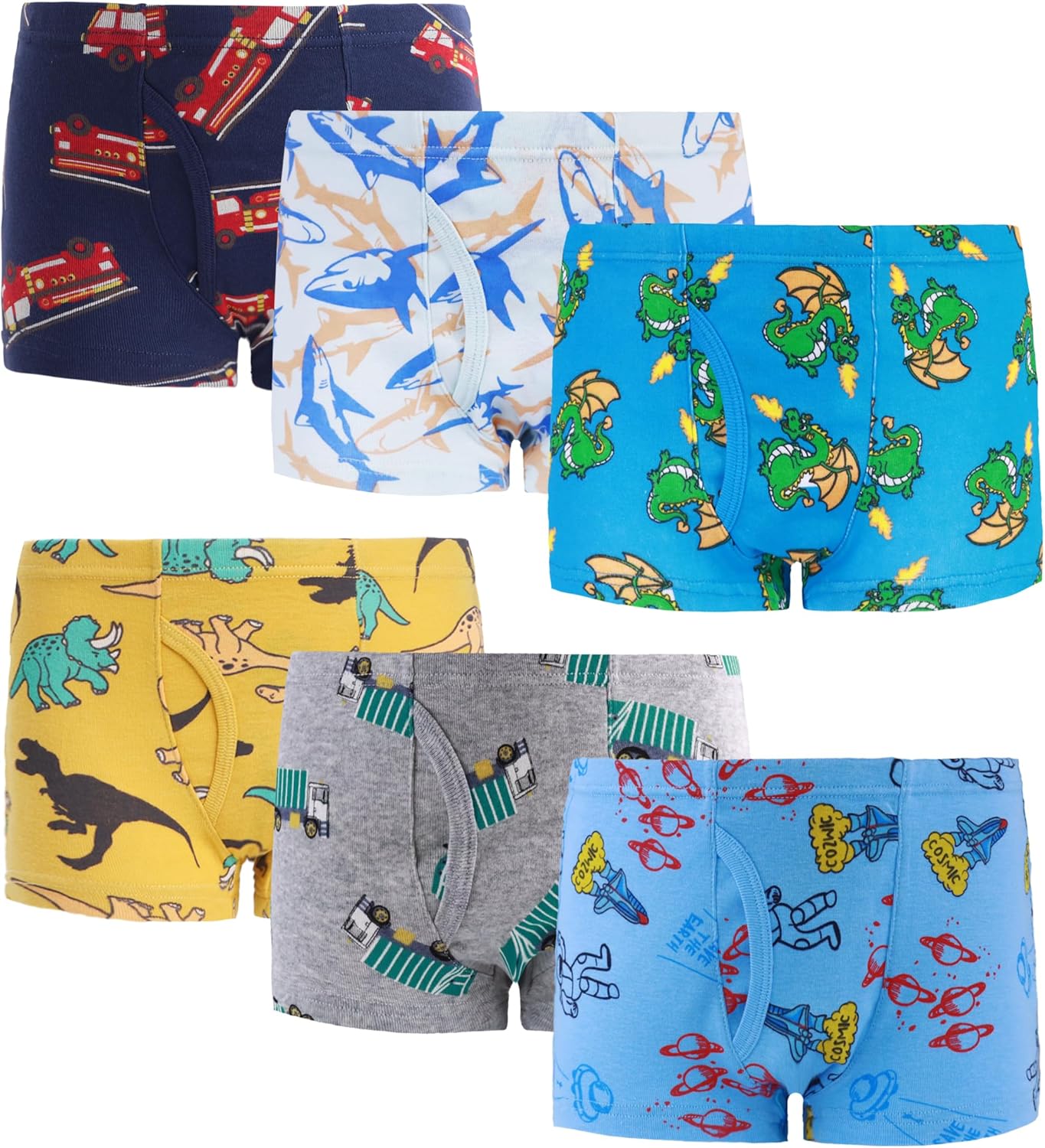 Finihen Boys Boxer Briefs, Special Baby Soft Cotton Toddler Dinosaur Underwear,...