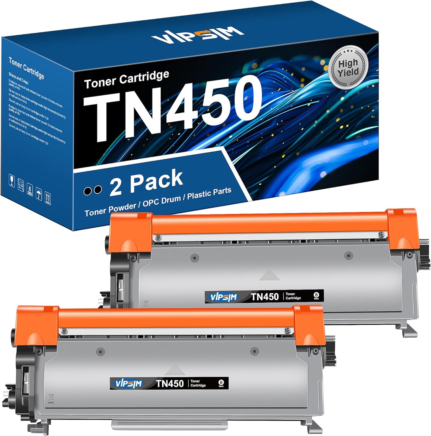 TN450 Toner Cartridge for Brother Printer - Replacement for Brother TN450 TN420...