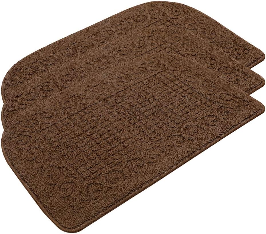COSY HOMEER 27x18 Inch Anti Fatigue Kitchen Rug, Special Rug Mats Made of 100% P...