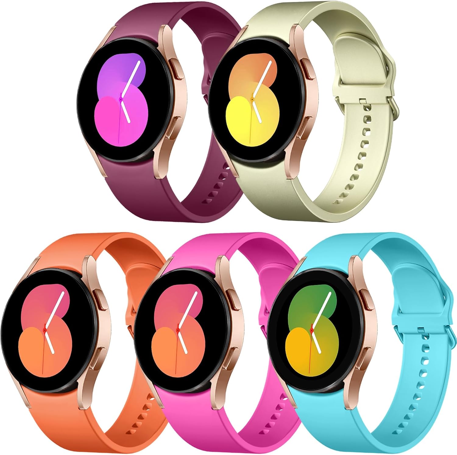 Lerobo Bands For Galaxy Watch, Special 5 Pack Bands Compatible With Galaxy Watch...