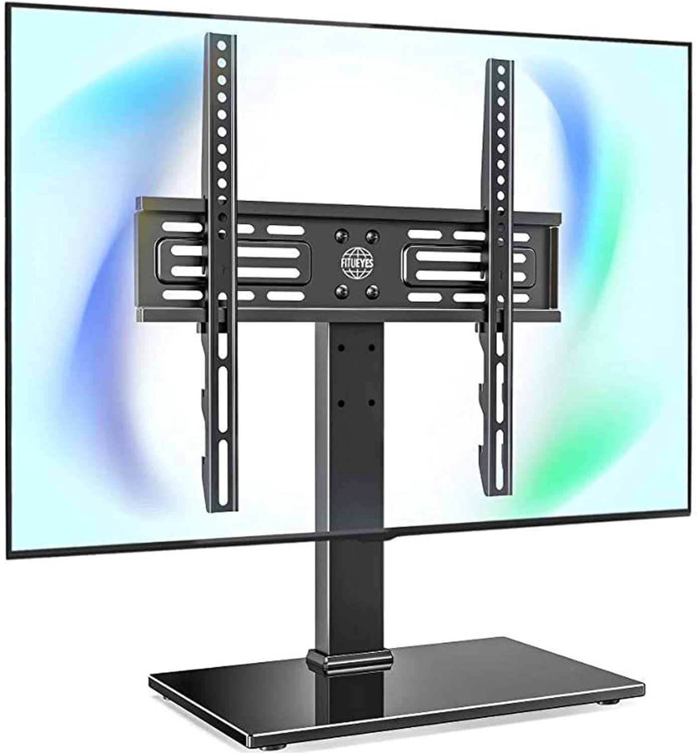 FITUEYES Universal TV Stand Table Top TV Stand for 27-55 inch TVS Height Adjusta...
