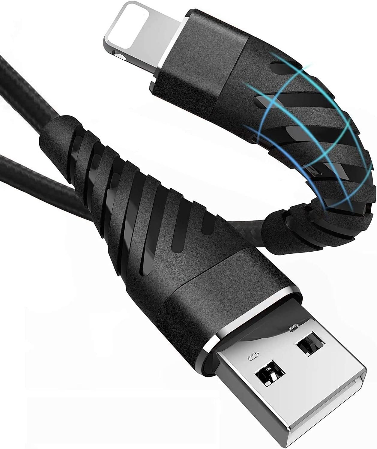 [MFi Certified] iPhone Charger Cable 3m, 2 Pack Lightning Cable 3 Metre Extra Lo...