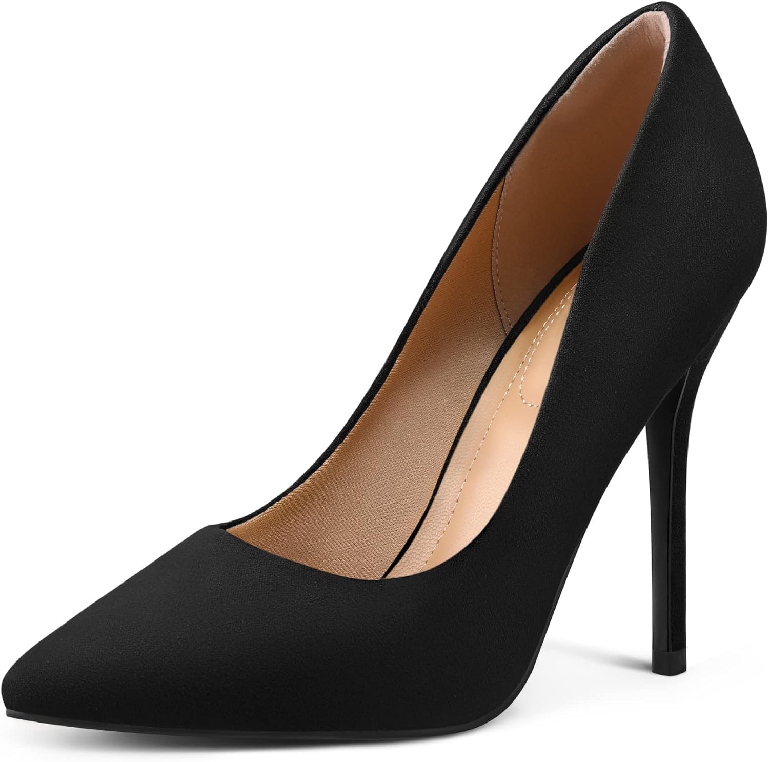 Mysoft Women's High Heels Pumps, Special Closed Pointed Toe Stiletto, Innovative...