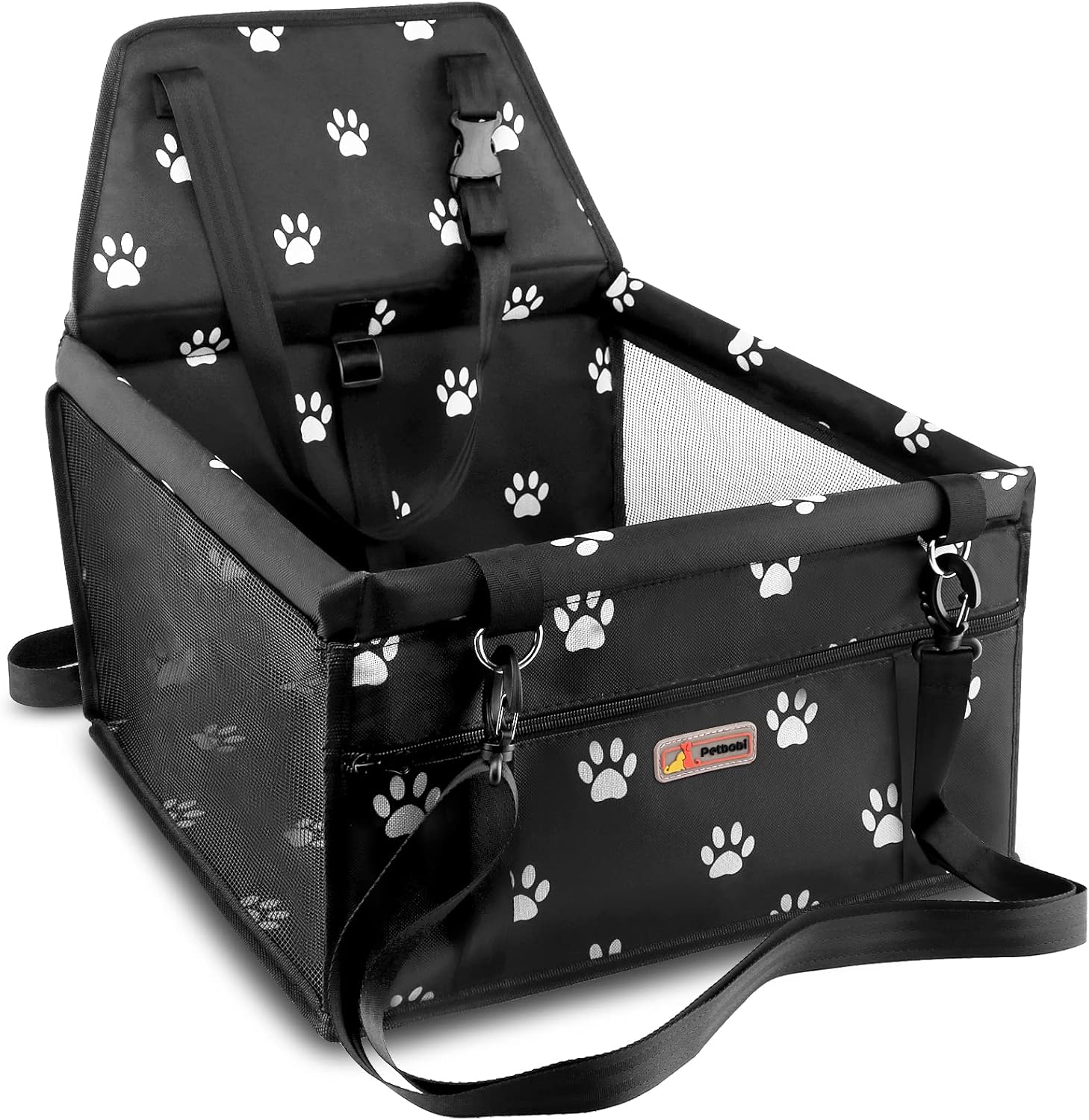 Petbobi Pet Reinforce Car Booster Seat, Special Portable and Breathable Bag for...