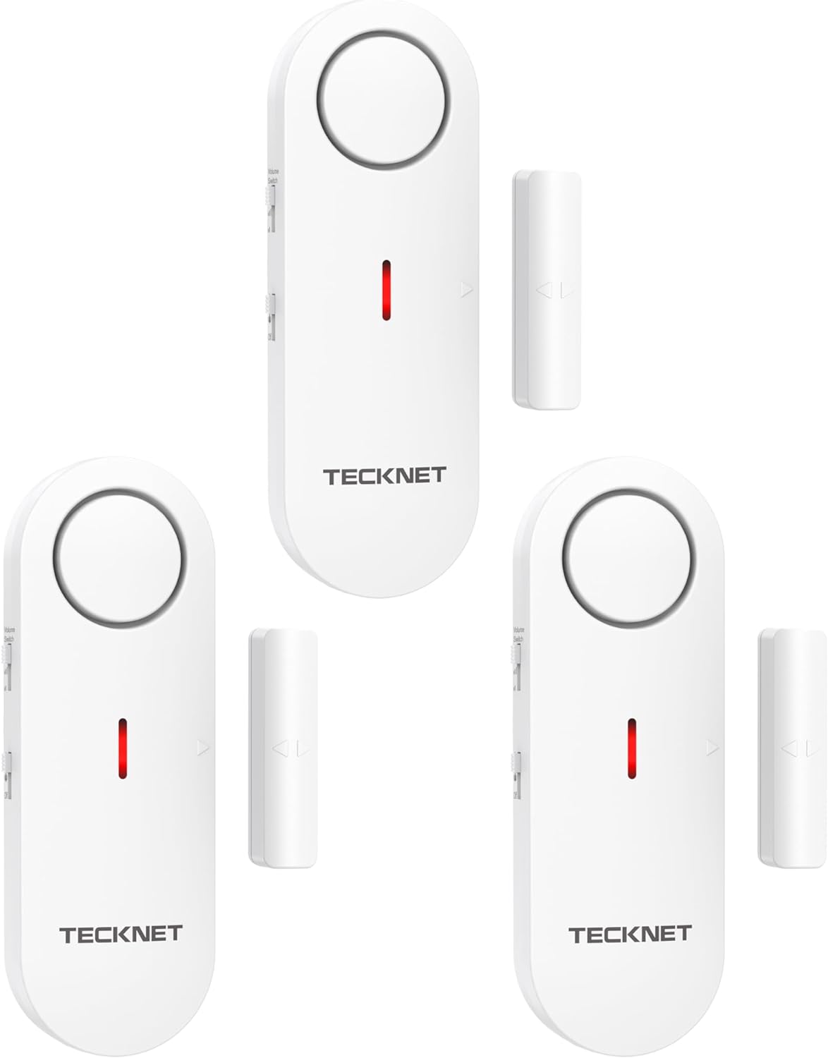 TECKNET Door Alarm Sensor, Special Window Alarm Sensors, Innovative 2-in-1 Alarm...