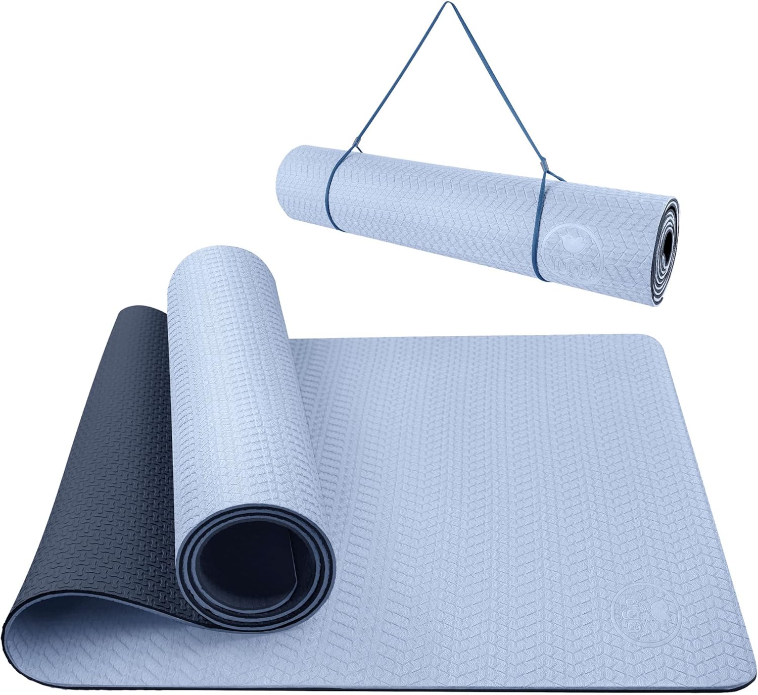 IUGA Yoga Mat Non Slip Anti-tear Yoga Mats Eco Friendly Hot Yoga Mat Thick Worko...