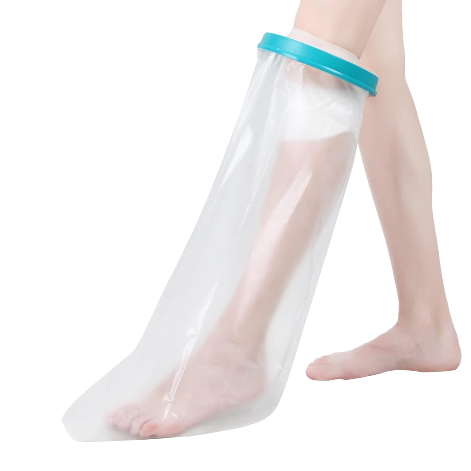 Fasola Leg Cast Cover for Shower, Waterproof Plaster Dressing Protector for Brok...
