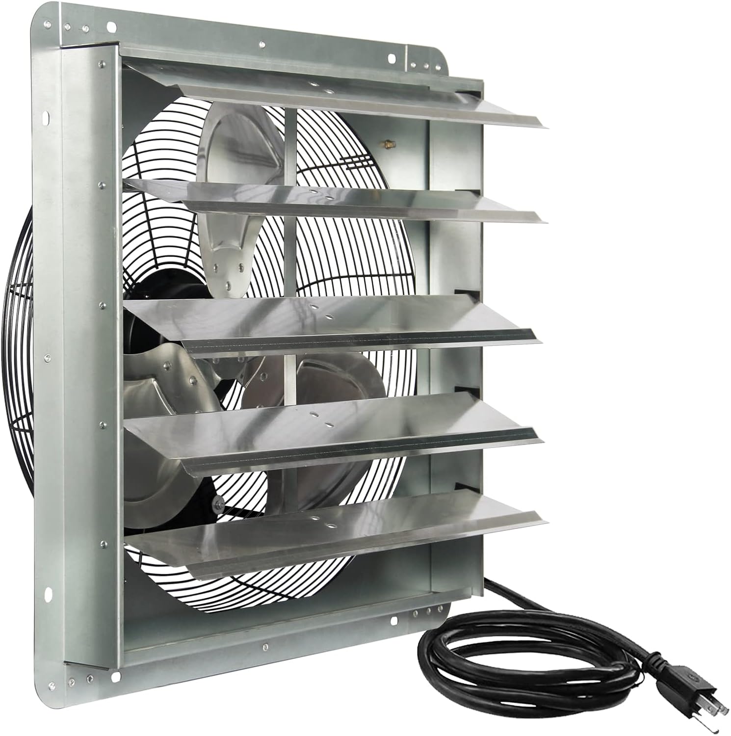 KEN BROWN 20 Inch Shutter Exhaust Fan With 1.65 Meters Power Cord Wall Mounted,...