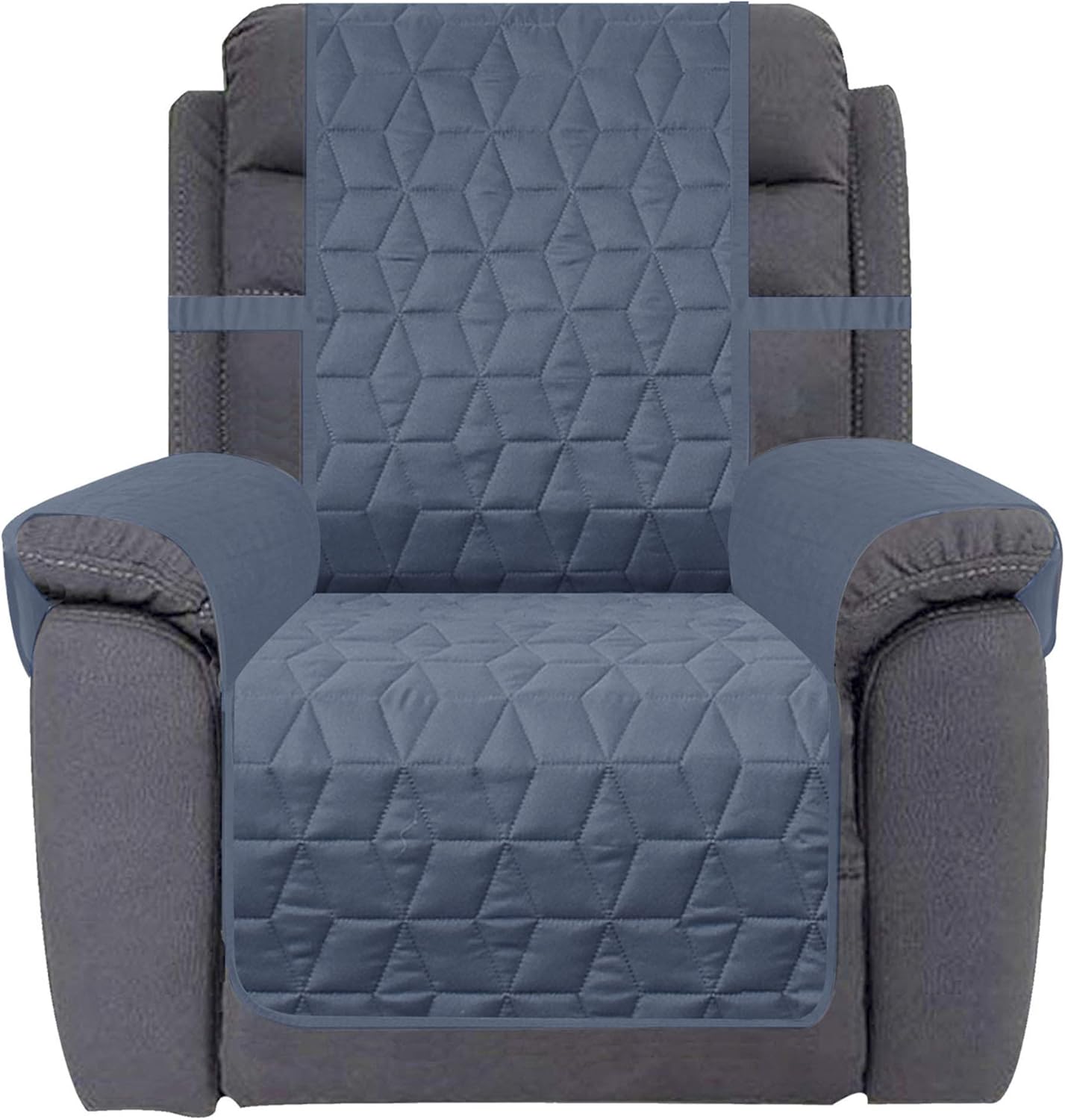 Ameritex Waterproof Nonslip Recliner Cover, Special Large Recliner Cover with Ch...