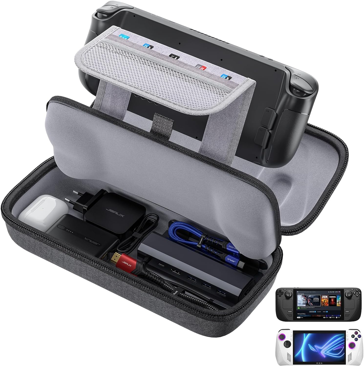 JSAUX Carrying Case, Special Storage Solution for Steam Deck, Unique Protective...
