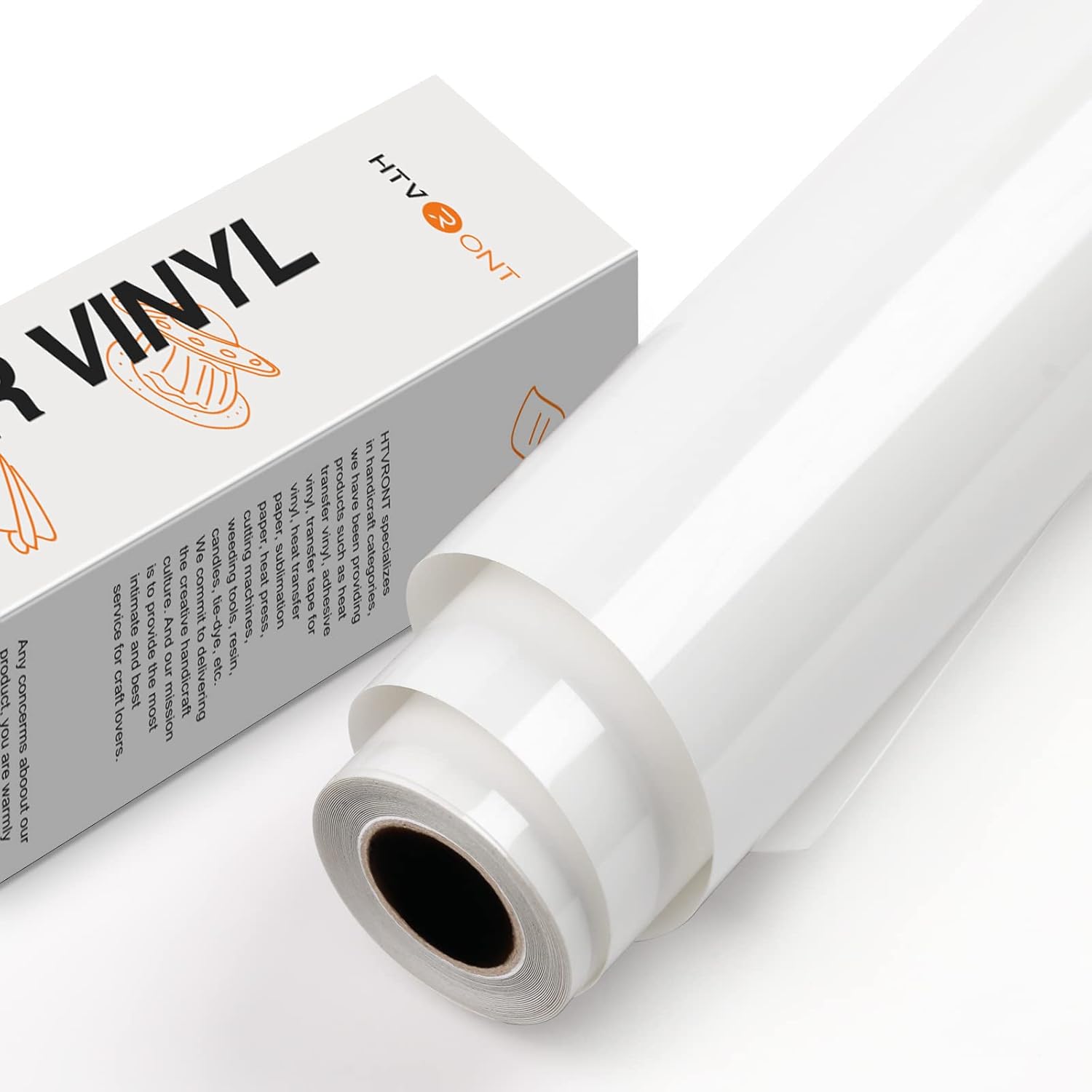 HTVRONT Heat Transfer Vinyl - 12in x10ft PU HTV Vinyl Roll Iron on Vinyl Easy to...