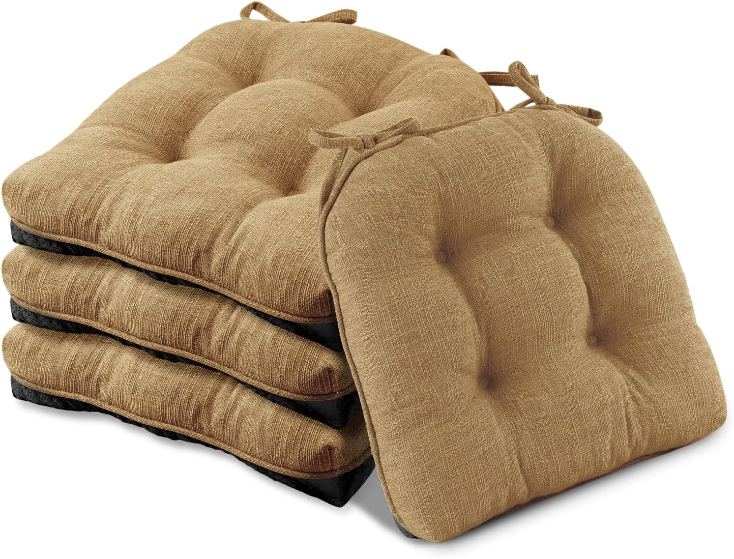 Basic Beyond Chair Cushions, Special Memory Foam Chair Cushion with Ties, Innova...