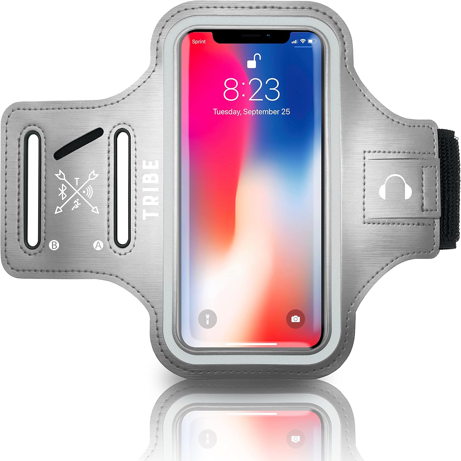 TRIBE Water Resistant Cell Phone Armband Case Running Holder for iPhone Pro Max...