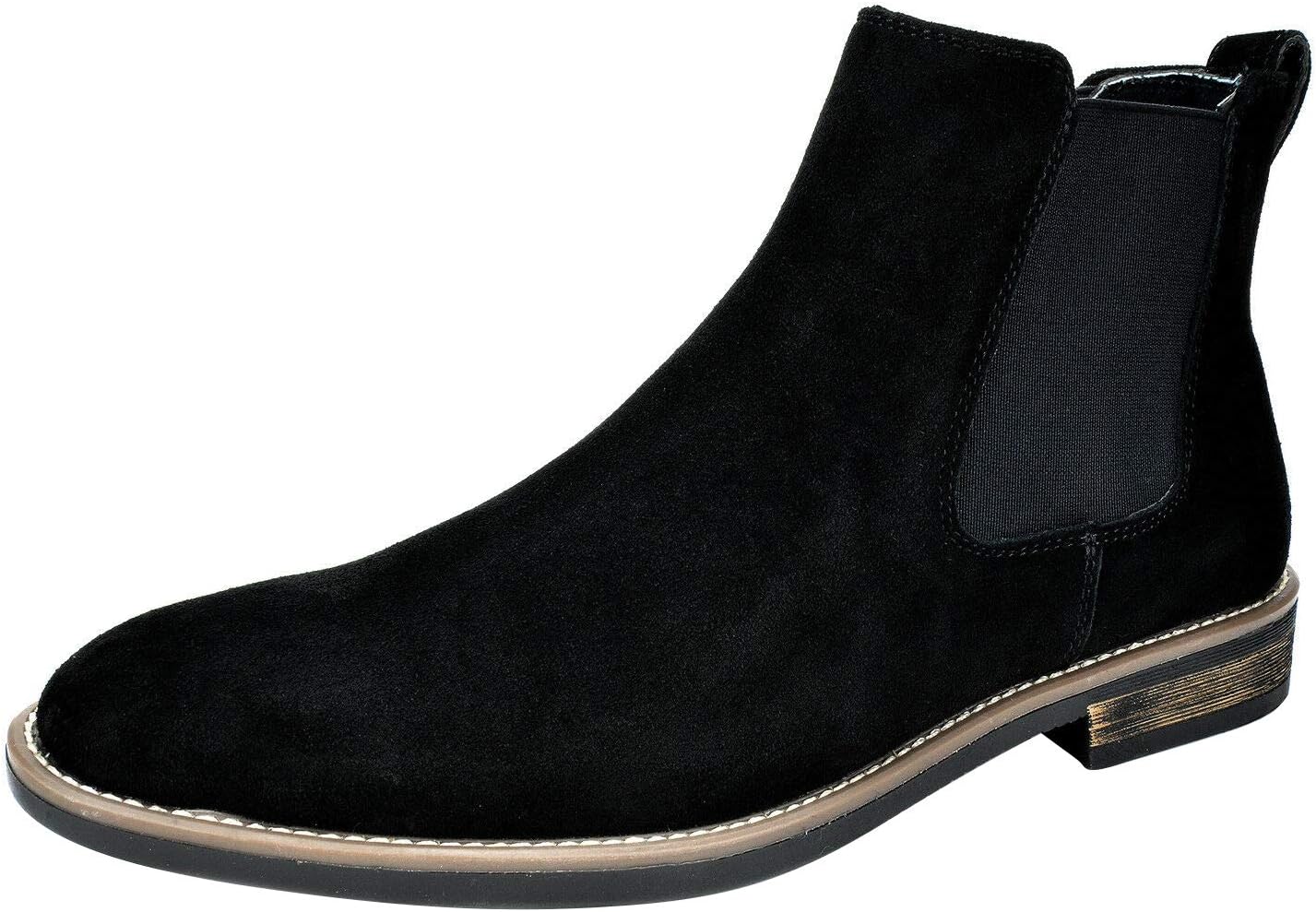 Bruno Marc Men's Boots, Special Suede Leather Chelsea Ankle Boots, Innovative Ur...