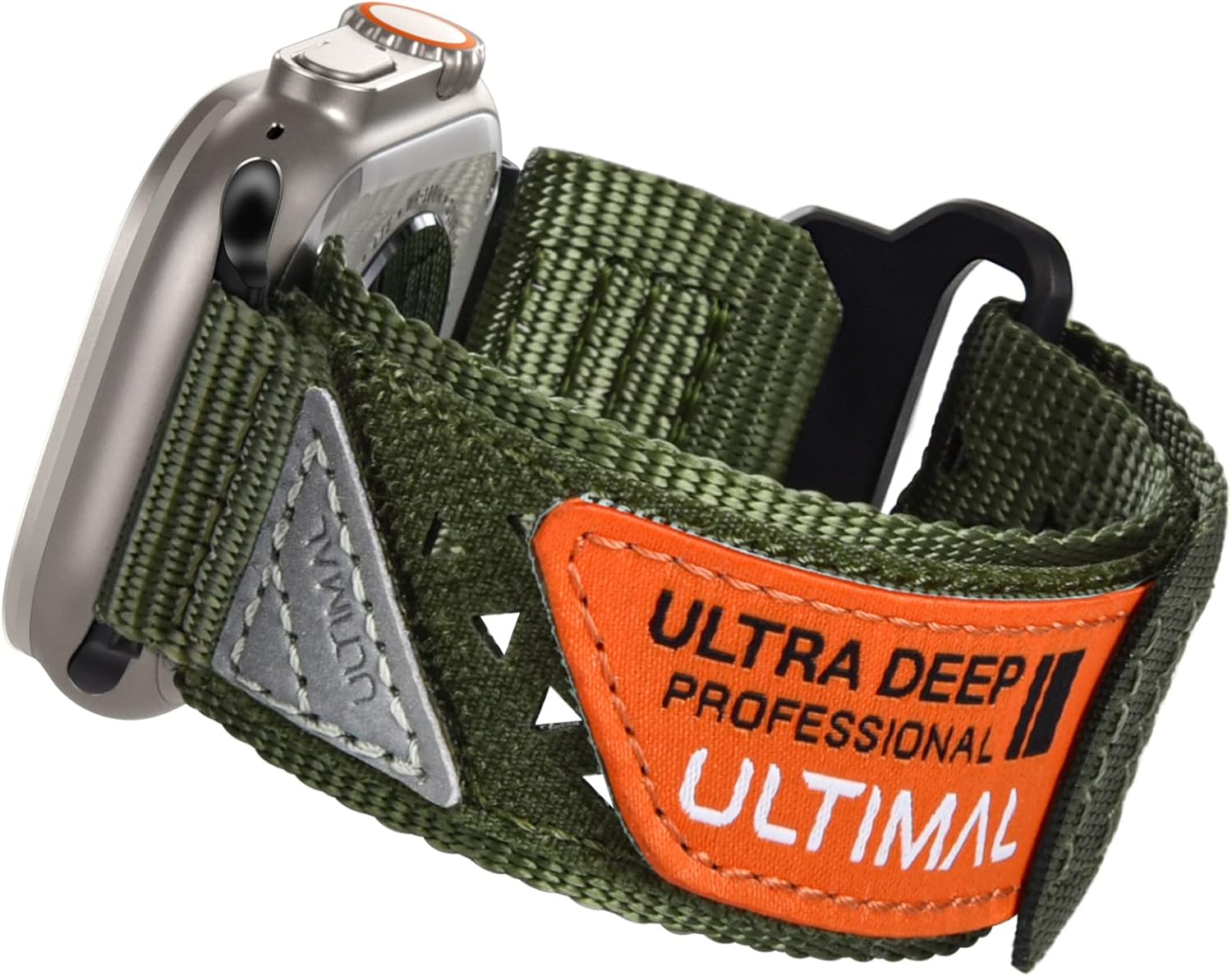 ULTIMAL Sports Compatible with Apple Watch Ultra Strap 49MM, Soft Nylon Band, Br...