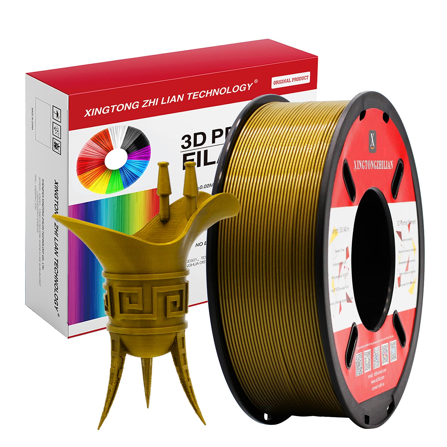 PLA 3D Printer Filament 1.75mm,PLA Filament,3D Printing Filament Material Dimens...