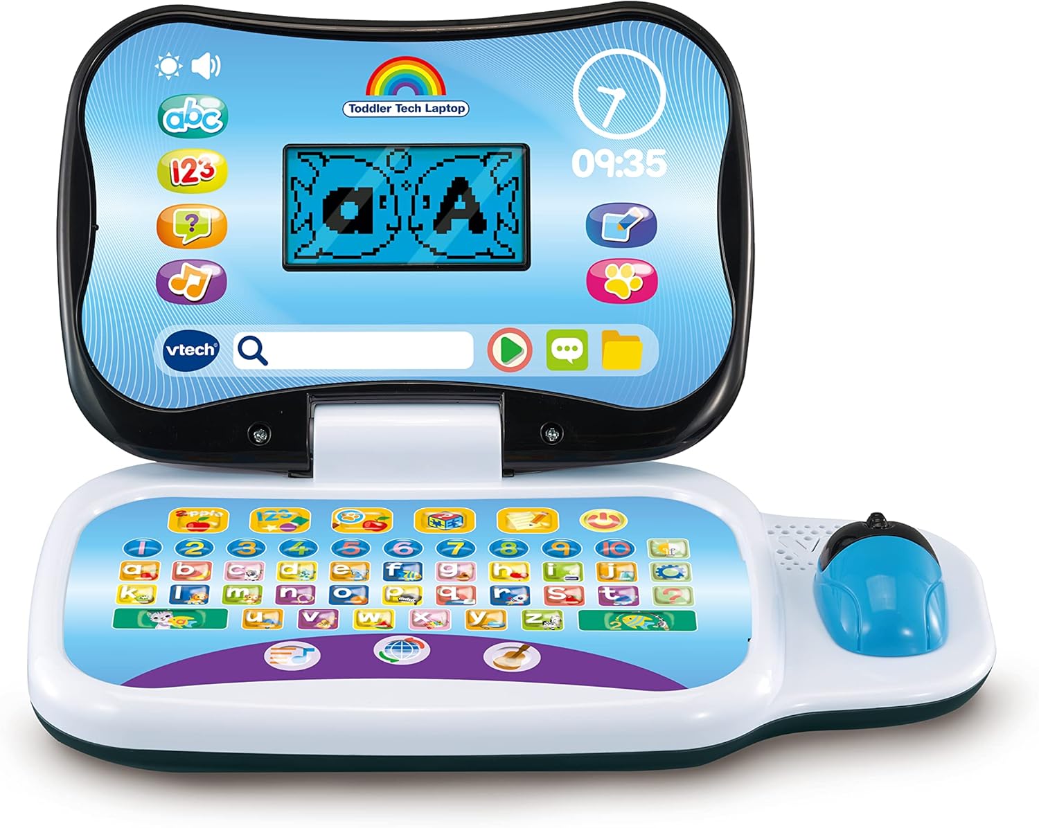 VTech Toddler Tech Laptop, Interactive Educational Computer Toy, 20 Games Learn...