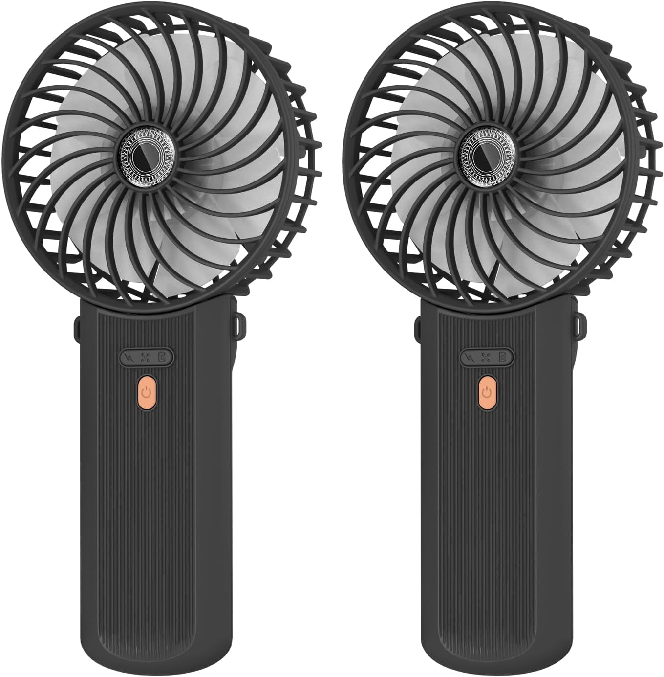 Lepwings Portable Fan Handheld 2 Pack - Mini Rechargeable Neck Hanging Fan with...