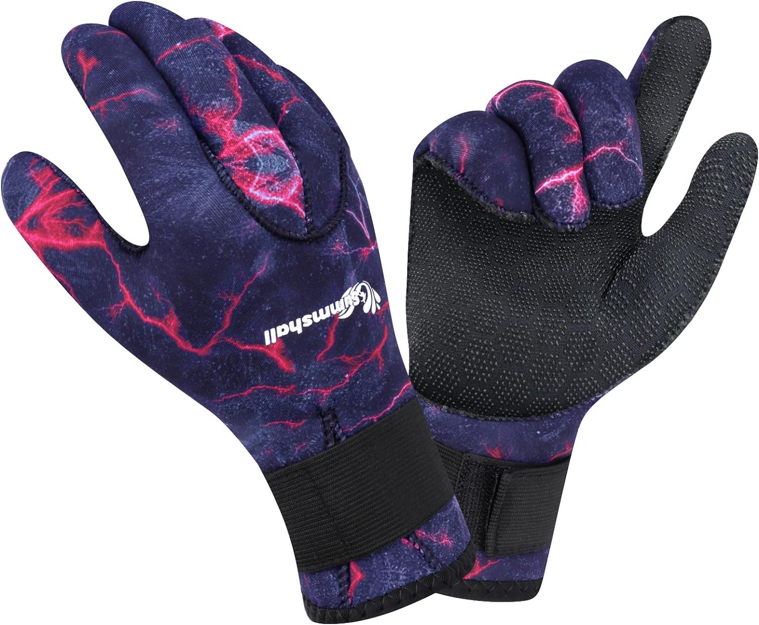 Summshall Neoprene Gloves, 3mm Wetsuit Gloves for...