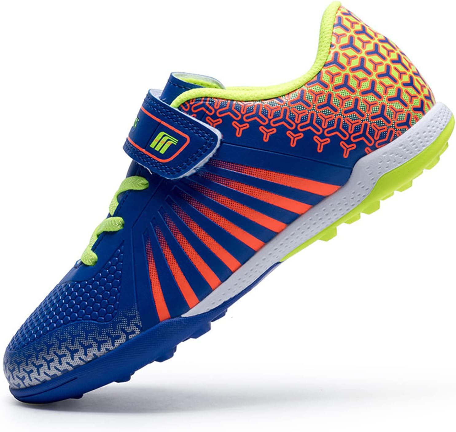 VLOOKST Boys' Football Boots Kids Girls Astro Turf Trainers Non-Slip Junior Socc...