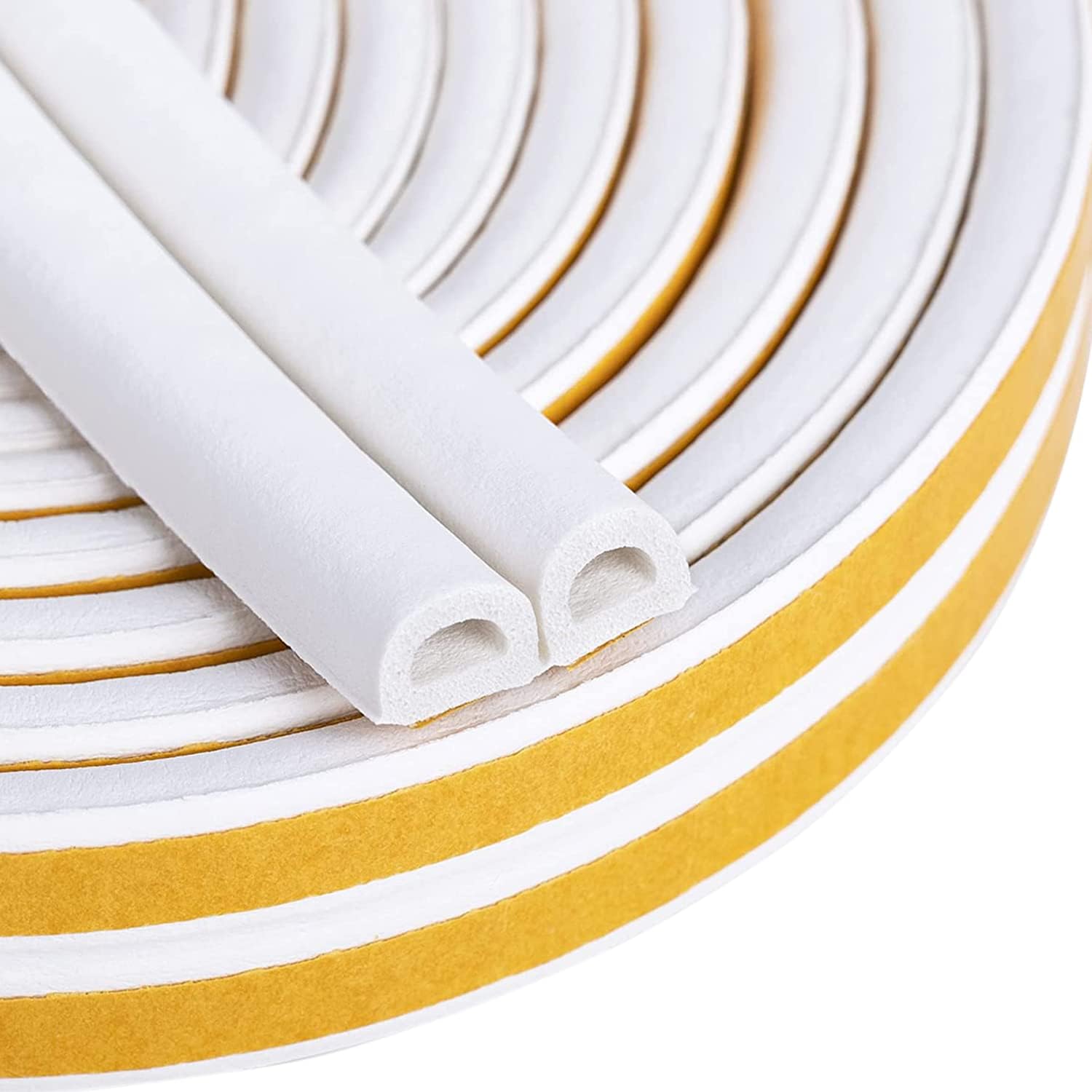 Bynsaer Weather Stripping Tape, Special D Type Foam Sealing Strip for Soundproof...