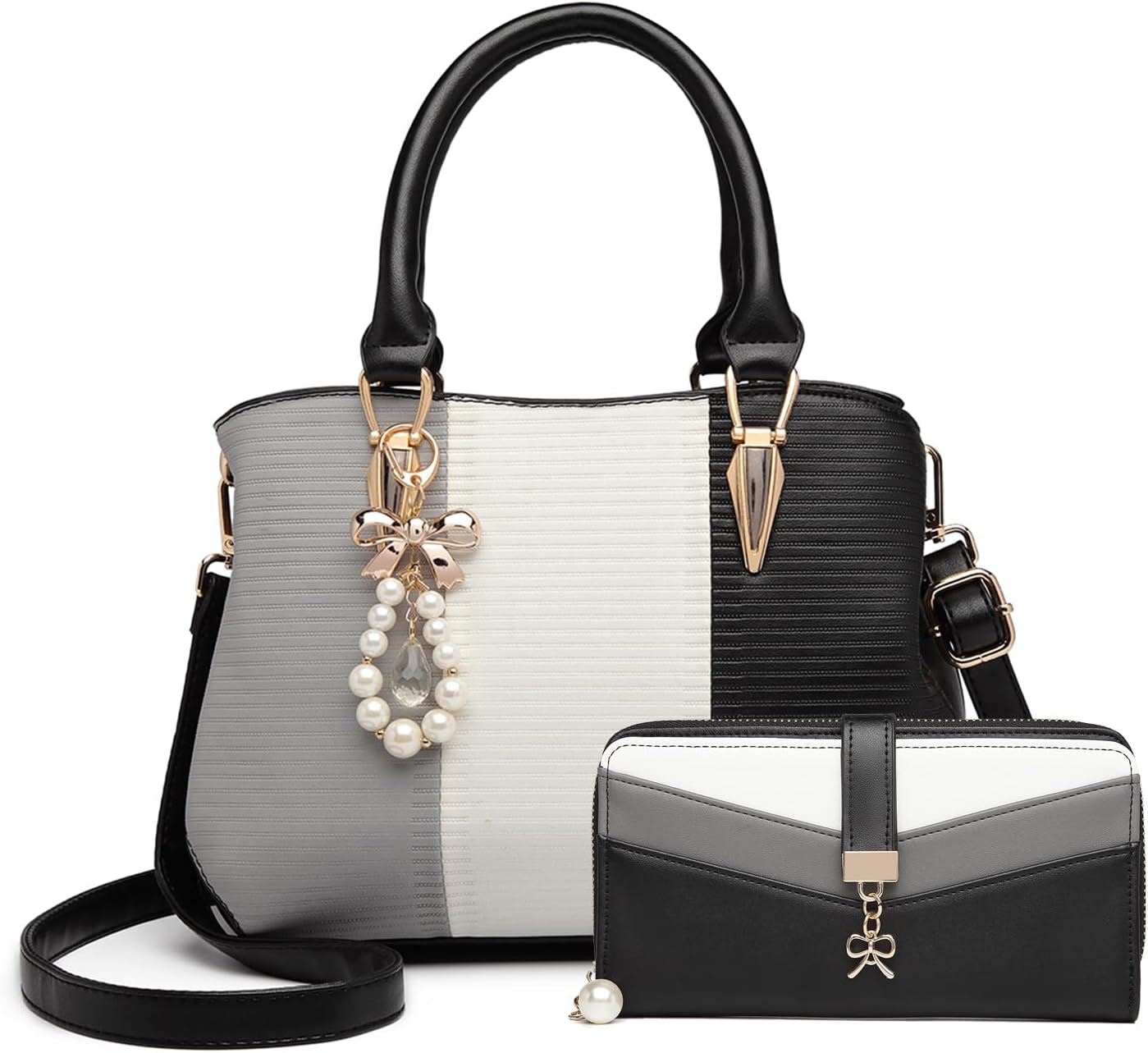 Miss Lulu Designer Handbags for Women and Purse Wallet Set Shoulder Bags Top Han...
