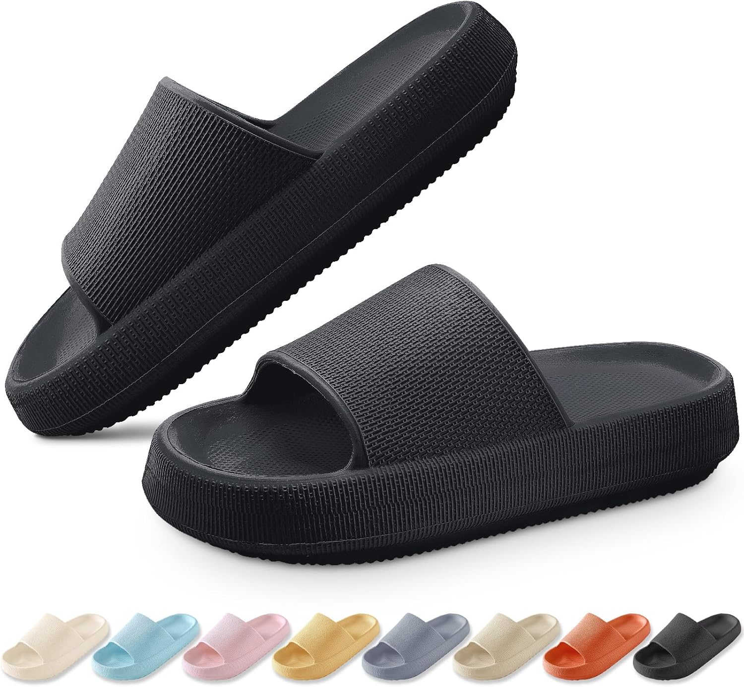 BHFRGAS Cloud Sliders, Special Slippers with Thick Outsole, Non-Slip Soft Summer...
