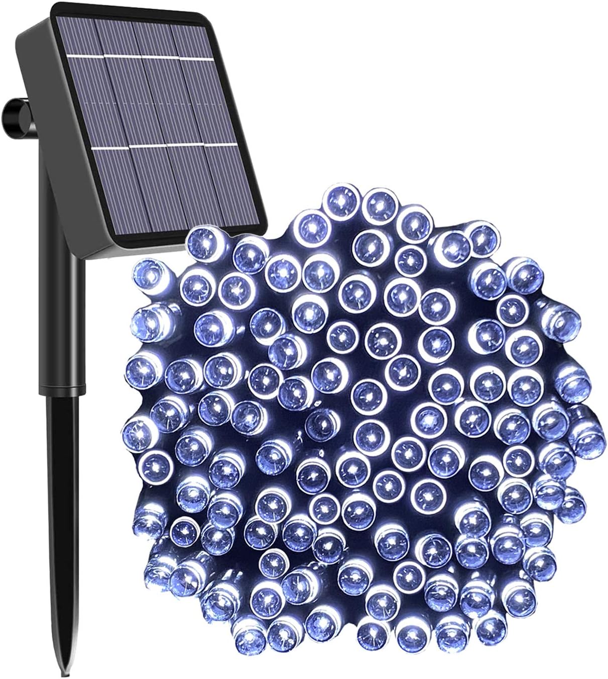 Solar String Lights Outdoor, 65ft 200 LED Solar Garden Fairy Lights Waterproof 8...