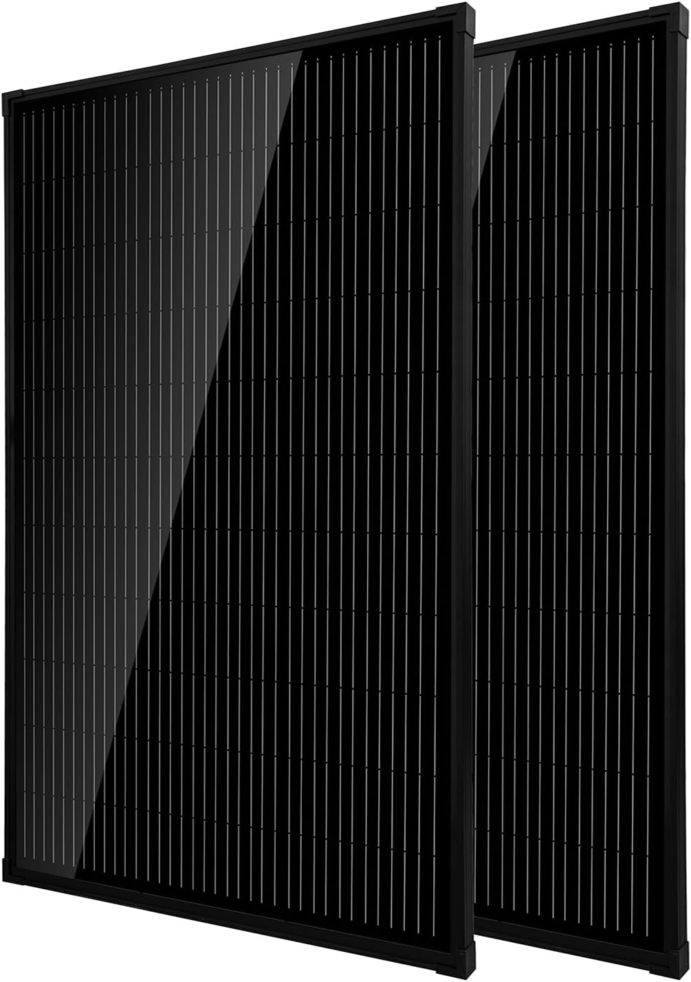 Topsolar Solar Panel 340 (2 x 170 W) Watt 12/24 Volt Monocrystalline Off Grid Sy...