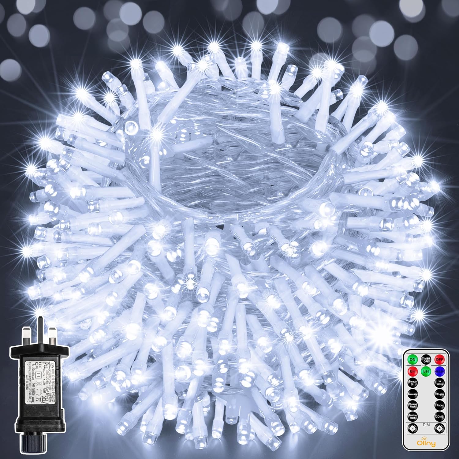 Ollny Christmas Decorations, Special Fairy Lights for Outdoor Christmas Tree, In...