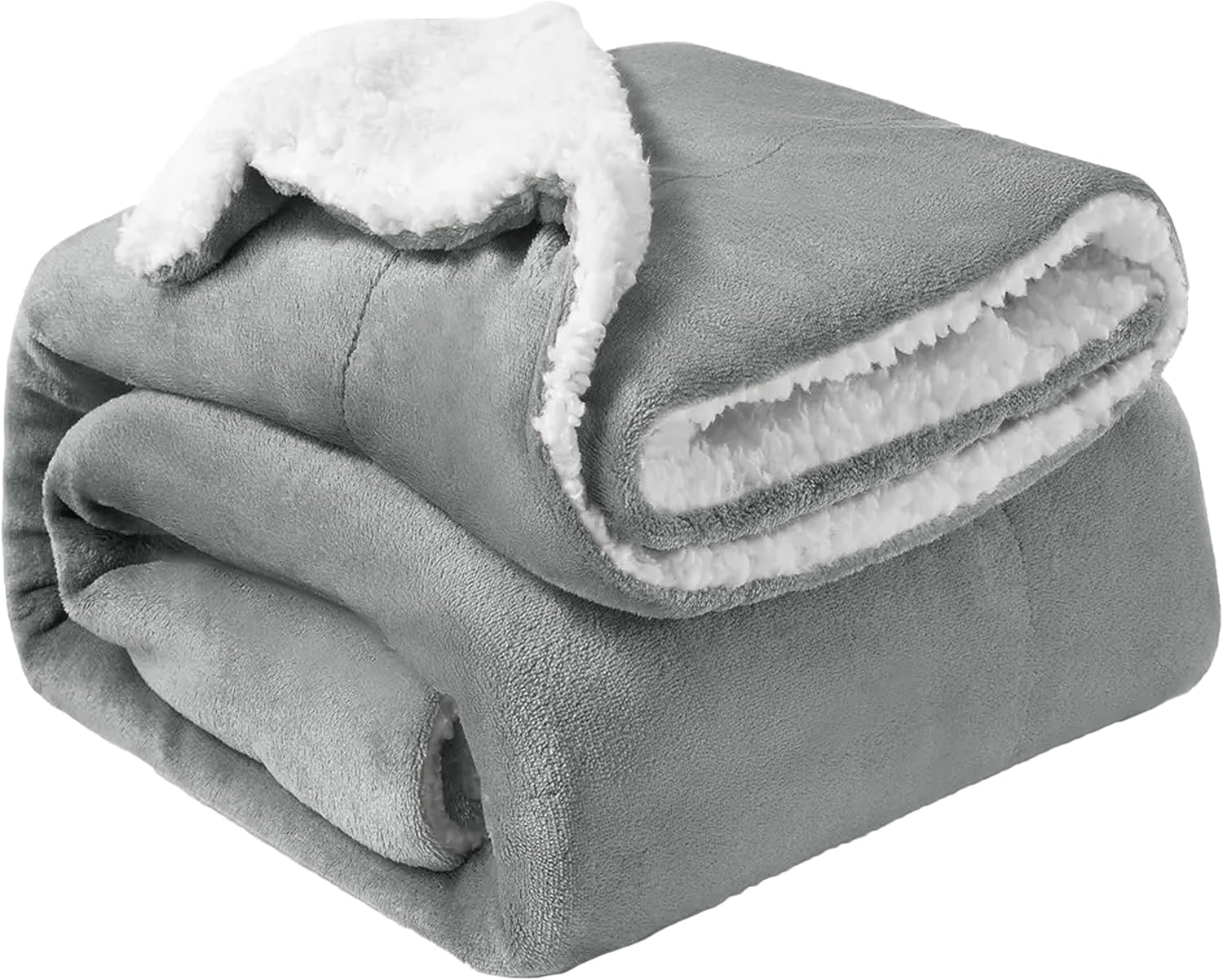 Oxford Homeware Sherpa Fleece Blanket Reversible Throw Blankets Soft Fluffy Thic...