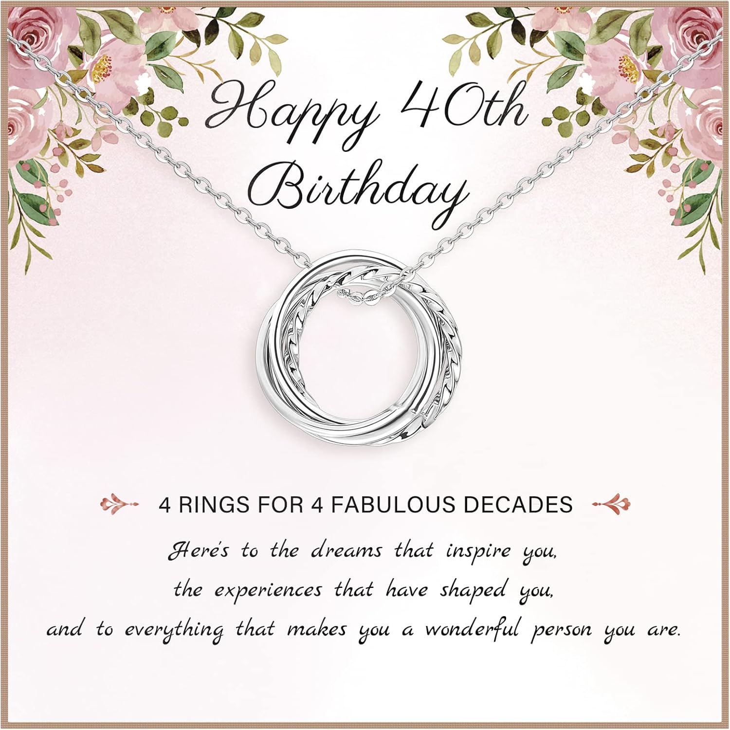 MOROTOLE Birthday Gifts for Women 925 Sterling Silver/14K Gold Plated Necklac 30...