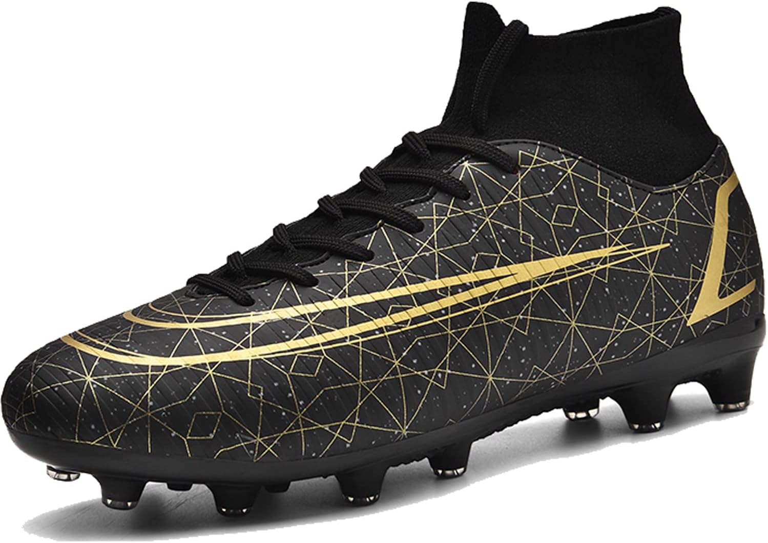 VTASQ Football Boots, Special Men's Breathable Turf High Top Spikes, Innovative...