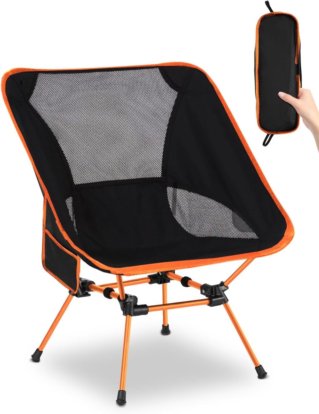 MOXTOYU Ultralight Folding Camping Chair, Strong Sturdy Portable Folding Chairs...