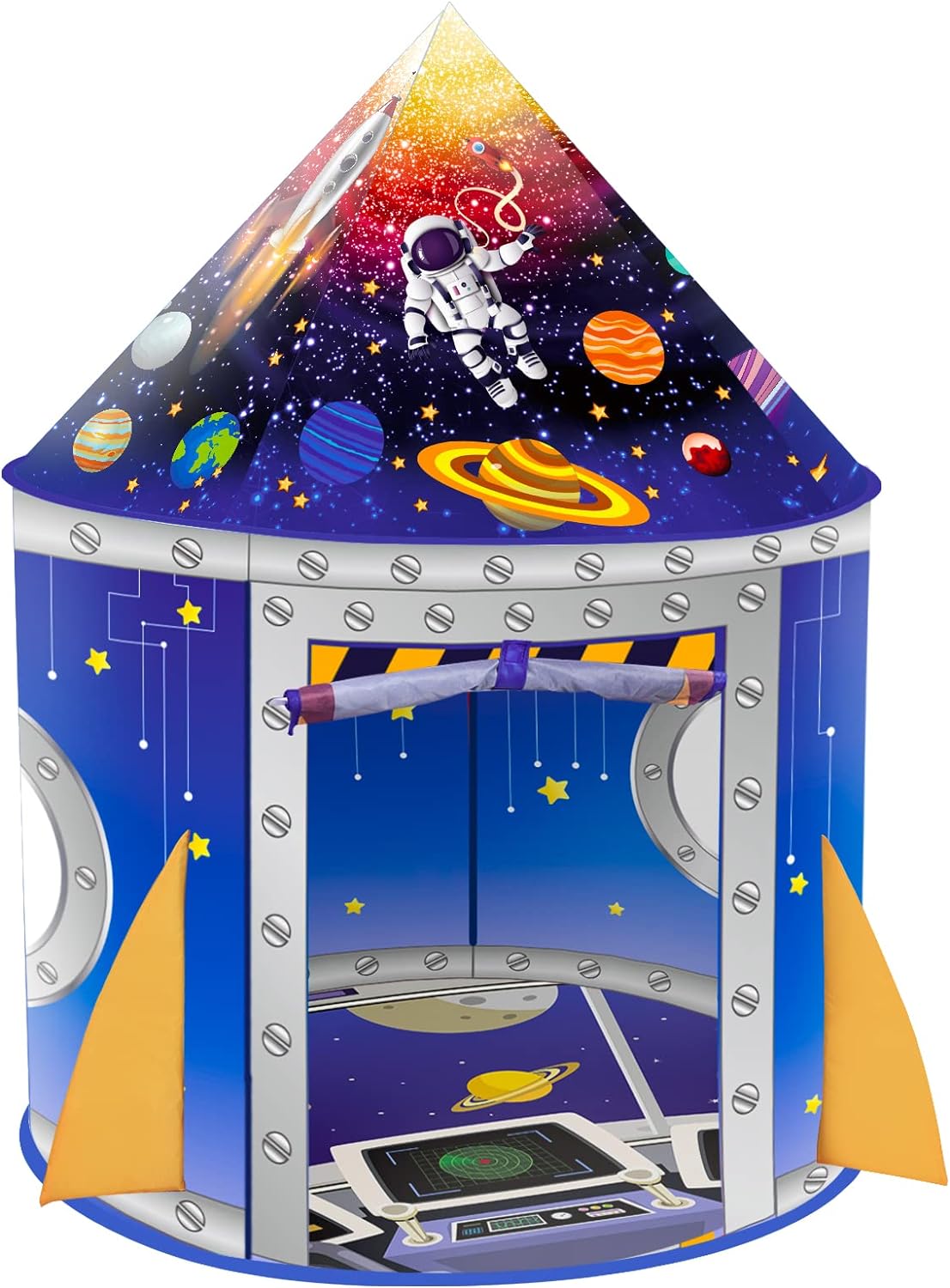 Nicecastle Play Tent for Kids Boys Girls,Rocket Ship Astronaut Spaceship Space P...